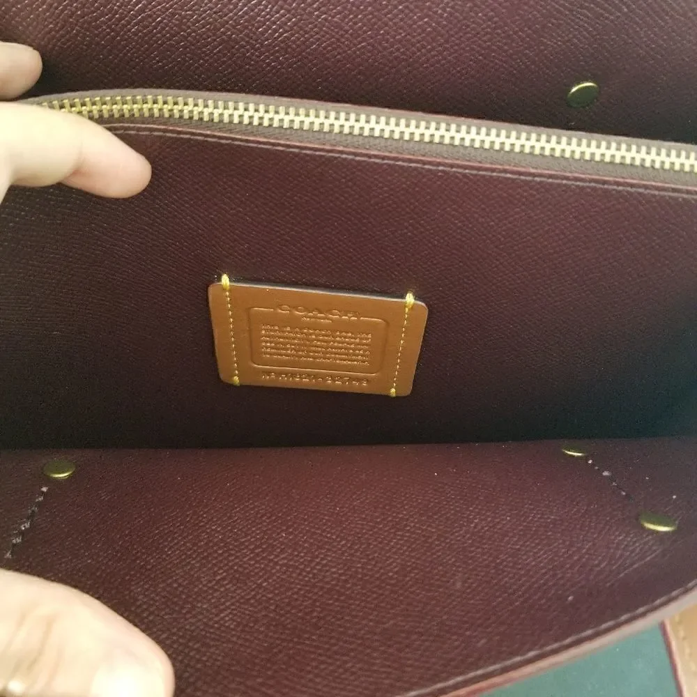NWOT Coach Leather Tote